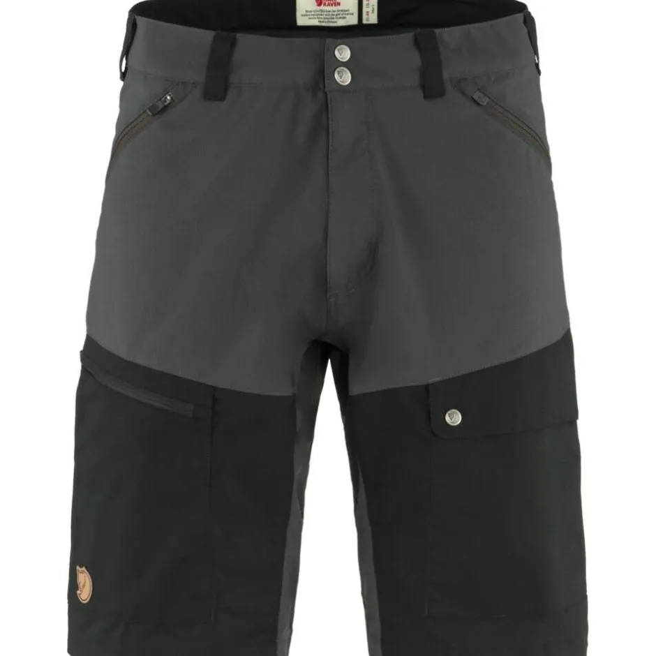 Fju00e4llru00e4ven Shortsit|Housut*Fjällräven shortsit Abisko Midsummer 030-550 Dark Grey-Black