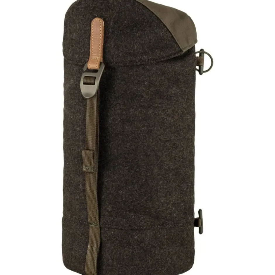 Fju00e4llru00e4ven Reput|Reput*Fjällräven sivutasku Värmland Wool Side Pocket 4 L 633-290 Dark Olive-Brown