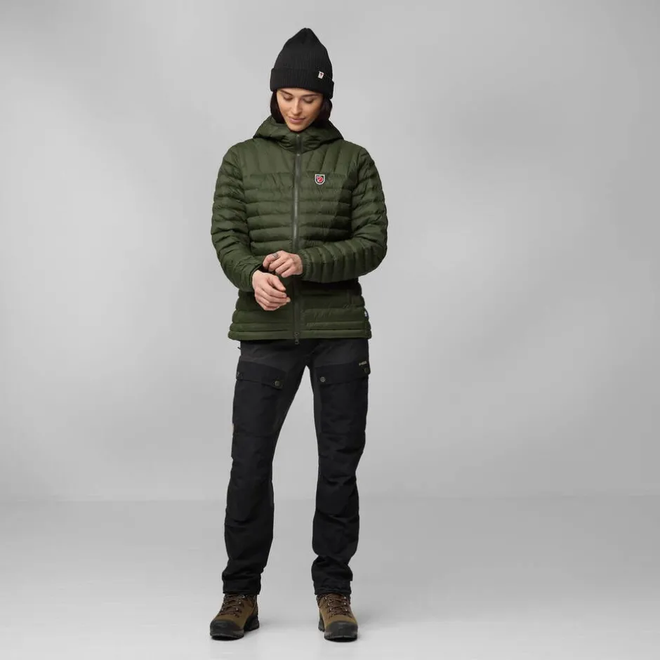 Fju00e4llru00e4ven Takit|Talvitakit*Fjällräven takki Expedition Lätt Hoodie W 614 Patina Green