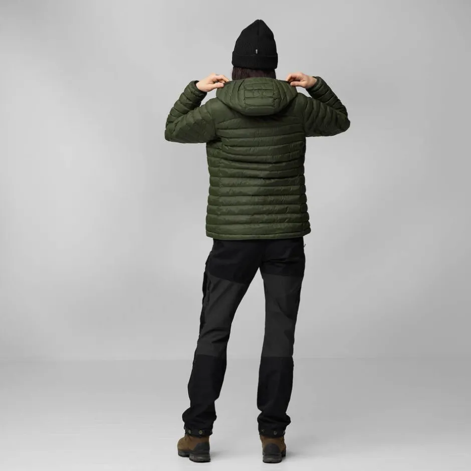 Fju00e4llru00e4ven Takit|Talvitakit*Fjällräven takki Expedition Lätt Hoodie W 614 Patina Green