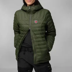 Fju00e4llru00e4ven Takit|Talvitakit*Fjällräven takki Expedition Lätt Hoodie W 614 Patina Green