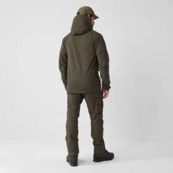 Fju00e4llru00e4ven Vaellus- Ja Metsästysvaatteet|Ulkoilu*Fjällräven takki Lappland Hybrid men 633 Dark Olive