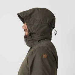 Fju00e4llru00e4ven Vaellus- Ja Metsästysvaatteet|Ulkoilu*Fjällräven takki Lappland Hybrid men 633 Dark Olive