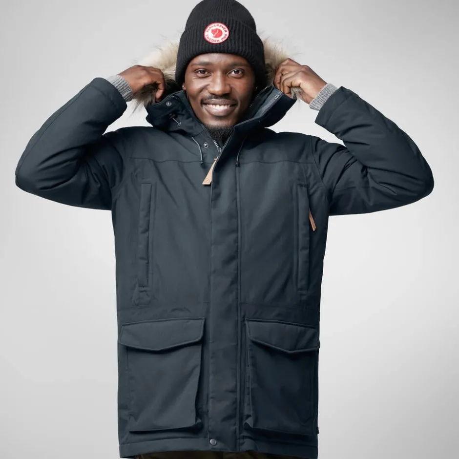 Fju00e4llru00e4ven Takit|Talvitakit*Fjällräven takki Nuuk Lite Parka 625 Laurel Green