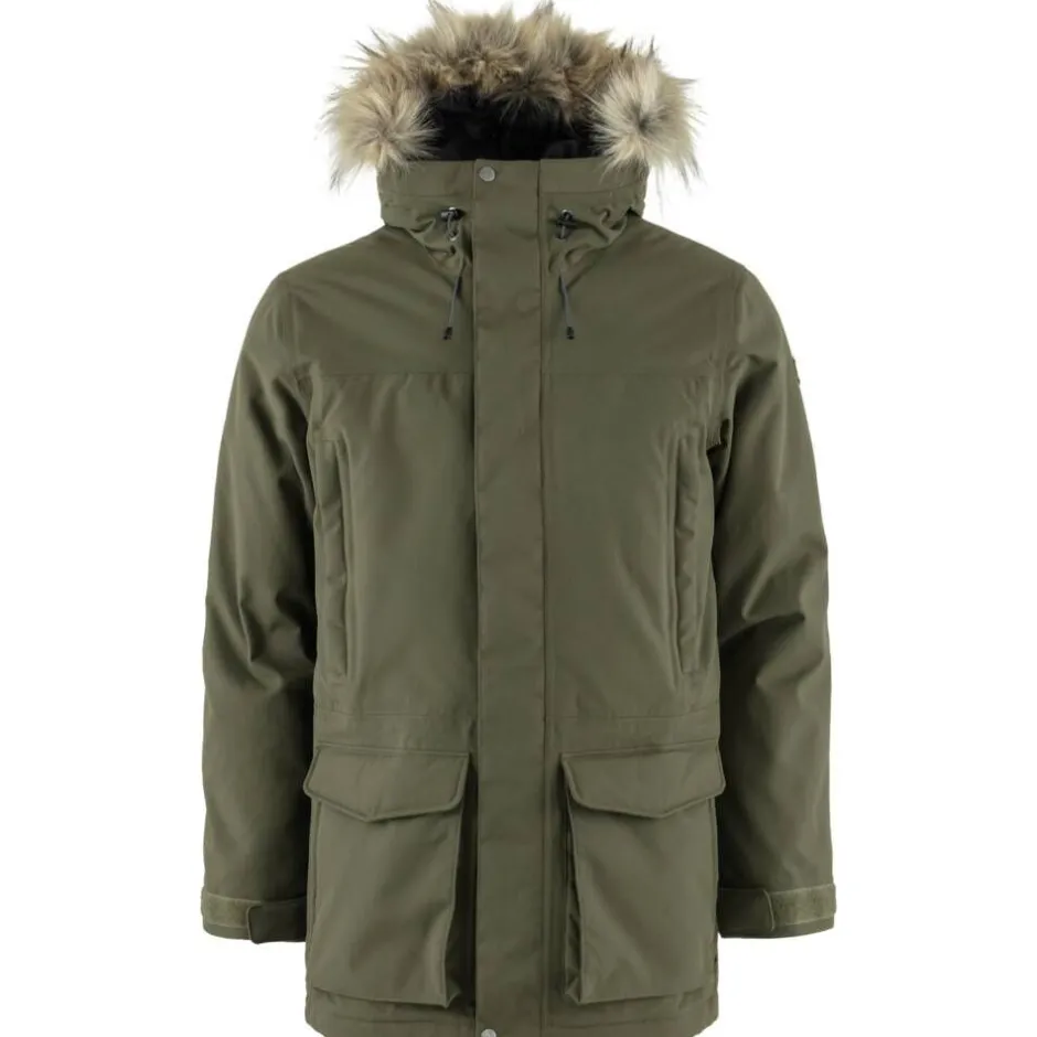 Fju00e4llru00e4ven Takit|Talvitakit*Fjällräven takki Nuuk Lite Parka 625 Laurel Green