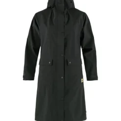 Fju00e4llru00e4ven Takit*Fjällräven takki Vardag Rain Parka W 550 Black