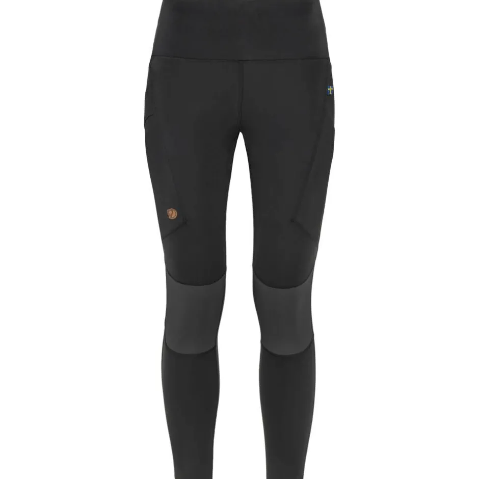 Fju00e4llru00e4ven Housut*Fjällräven tights Abisko Trekking Pro W 550-048 Black-Iron Grey