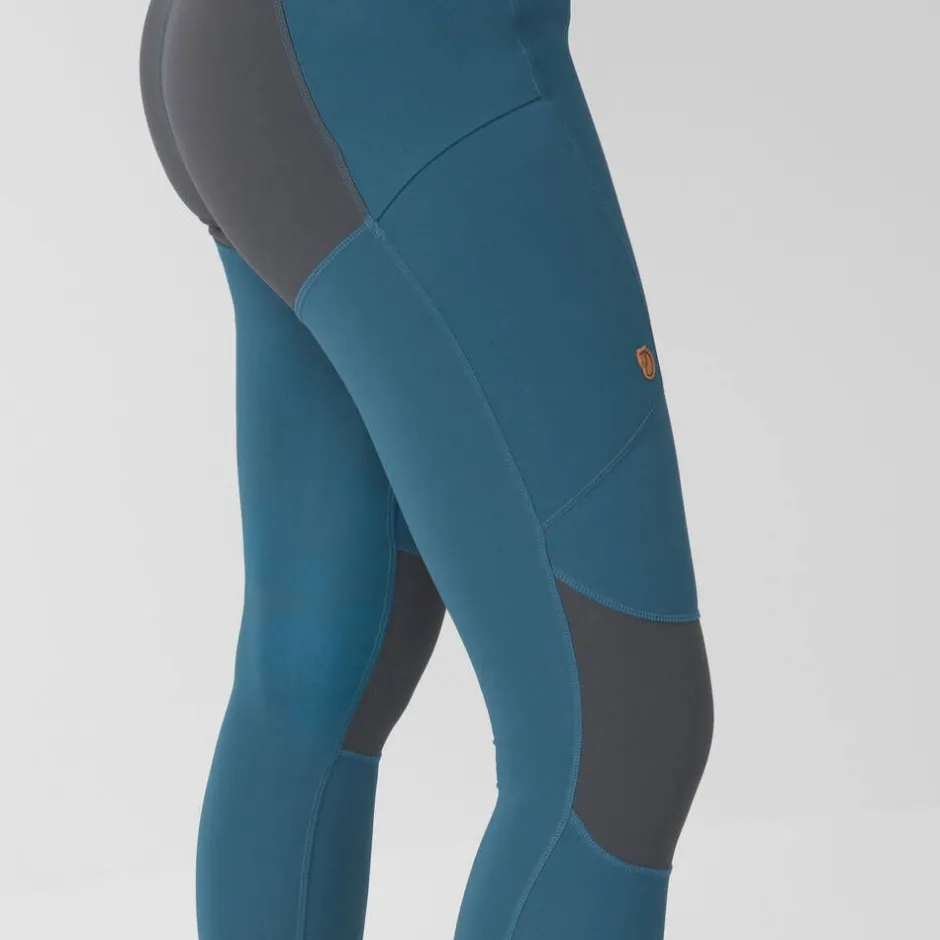 Fju00e4llru00e4ven Housut*Fjällräven tights Abisko Trekking Pro W 550-048 Black-Iron Grey