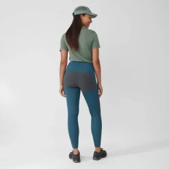 Fju00e4llru00e4ven Housut*Fjällräven tights Abisko Trekking Pro W 550-048 Black-Iron Grey