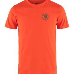 Fju00e4llru00e4ven Paidat Ja Neuleet*Fjällräven t-paita 1960 Logo 214 Flame Orange