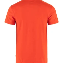 Fju00e4llru00e4ven Paidat Ja Neuleet*Fjällräven t-paita 1960 Logo 214 Flame Orange