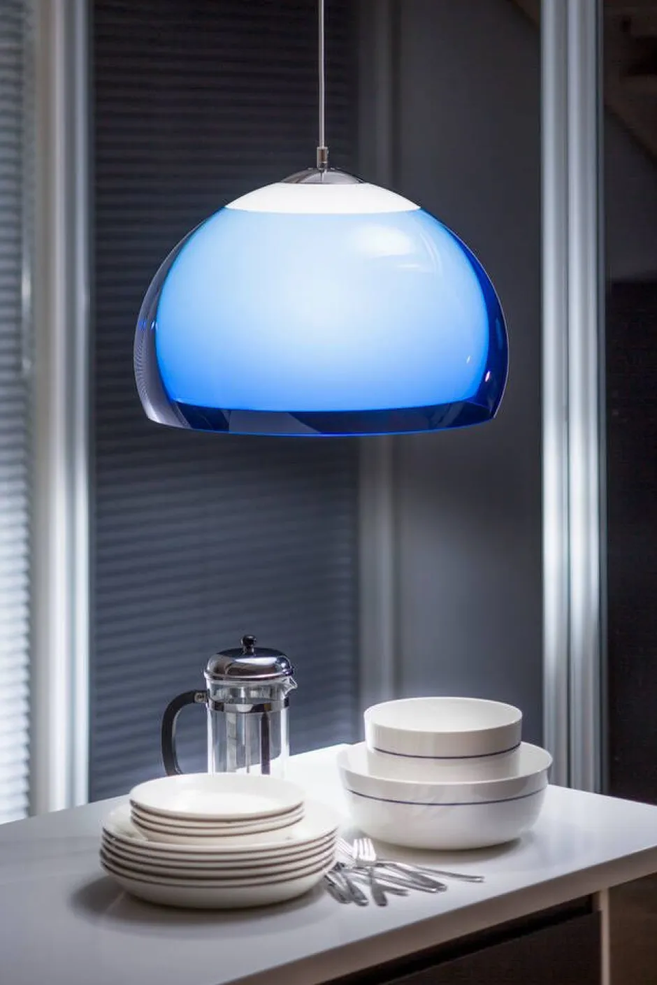 Fosto Sisustusvalaisimet*Dipol Ø 460 mm riippuvalaisin sininen