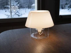 Fosto Sisustusvalaisimet*Lamppa Ø 300 mm pöytävalaisin opaalinvalkea / kirkas