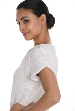 Frank Lyman Lyhyet Juhlamekot*mekko 258124 Vaalea beige / Hopea
