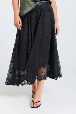 Freequent Hameet Ja Haalarit*hame FqLally-skirt Black