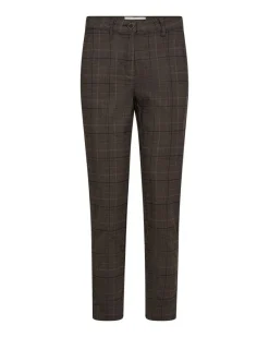 Freequent Housut*housut FqRex-pants Black w. Coffee Bean