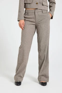 Freequent Housut*housut FqSillen-pant Light grey mlg / Harmaa
