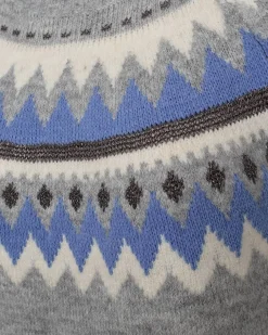 Freequent Vapaa-Ajan Mekot*mekko FqMayfair-dress Medium grey mig w. Wedgwood / Harmaa-Sininen