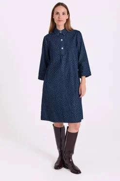 Freequent Vapaa-Ajan Mekot*mekko FqRinna-dress Dark Blue Denim