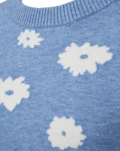 Freequent Neulepuserot*neule FqAlpi-pullover Vista Blue
