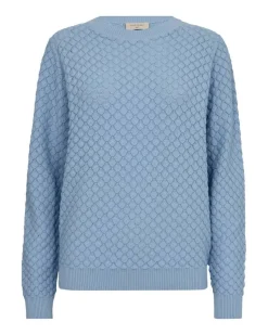Freequent Neulepuserot*neule FqDodo-Pu Diamo Chambray Blue