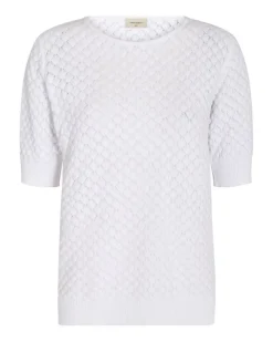 Freequent Neulepuserot*neule FqDodo-pullover Brilliant White