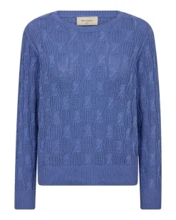 Freequent Neulepuserot*neule FqDomo-pullover Wedgewood / Sininen