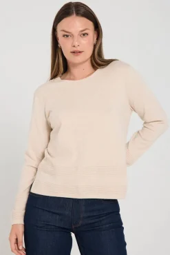 Freequent Neulepuserot*neule FqFlow-pullover Moonbeam Melange