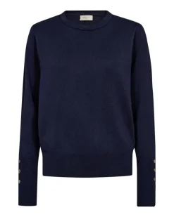 Freequent Neulepuserot*neule FqKatie-pullover Navy Blazer
