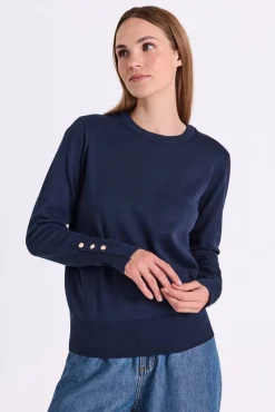 Freequent Neulepuserot*neule FqKatie-pullover Navy Blazer