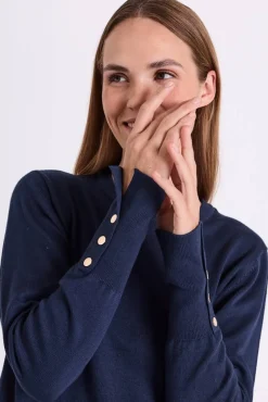 Freequent Neulepuserot*neule FqKatie-pullover Navy Blazer