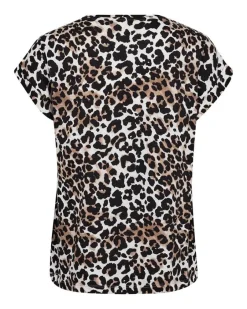 Freequent Trikoopaidat Ja Colleget*t-paita FqViva-tee 205750 Simply Taupe w. Black