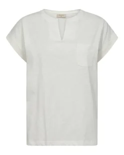 Freequent Trikoopaidat Ja Colleget*t-paita FqViva-V-SS-Pocket-Basic