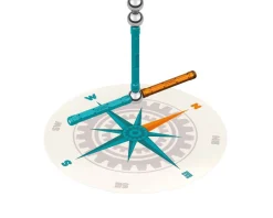 Geomag Leikkiaseet, Työkalut Ja Rakentelu*Mechanics Motion Kompassi 35 osaa