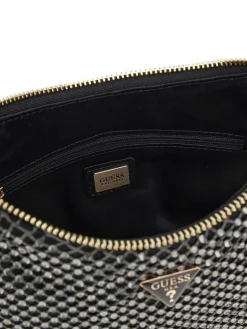 Guess Juhlalaukut*juhlalaukku Pwe Zalina Top Zip Shoulder bag Pwe Pewter