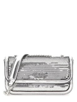 Guess Juhlalaukut*juhlalaukku Sil Kaska Mini Cnvrtable Xbody Flap Sil Silver