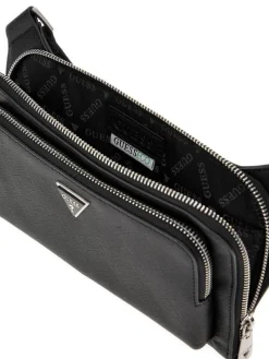 Guess Laukut*laukku Bla Milano Flat Bumbag W Frt Pkt Bla Black