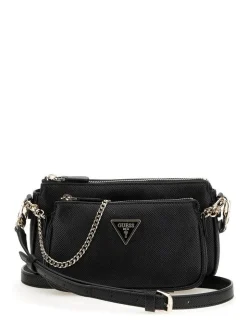 Guess Laukut Ja Kassit*laukku Bla Noelle Dbl Pouch Crossbody Bla Black