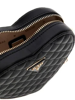 Guess Laukut Ja Kassit*laukku Bla Rianee Quilt Heart Bag Bla Black
