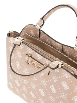 Guess Laukut Ja Kassit*laukku Bsg Silia Girlfreiend Satchel Bsg Biscotti logo