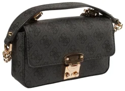 Guess Laukut Ja Kassit*laukku Clo Eliette Logo Mini Cvtbl X Flap Clo Coal logo