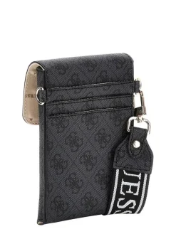 Guess Laukut Ja Kassit*laukku Clo Latona Flap Chit Chat Clo Coal logo