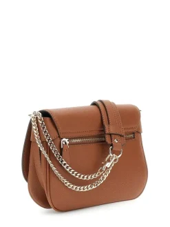 Guess Laukut Ja Kassit*laukku Cog Fedora Flap Shoulder Bag Cog Cognac
