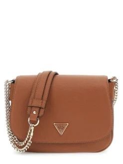 Guess Laukut Ja Kassit*laukku Cog Fedora Flap Shoulder Bag Cog Cognac