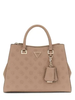 Guess Laukut Ja Kassit*laukku Dko Cresidia II Society Satchel Dko Dark Taupe Logo