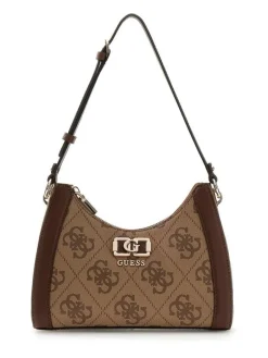 Guess Laukut Ja Kassit*laukku HWOS99 01180 Lgw Karnilla Logo Shoulder Bag Lgw Logo / Brown