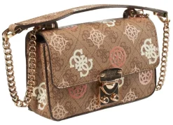 Guess Laukut Ja Kassit*laukku Lou Eliette Logo Mini Cvtbl X Flap Lou Latte Logo Multi