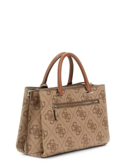Guess Laukut Ja Kassit*laukku Ltl Erenia Girlfriend Satchel Ltl Latte logo