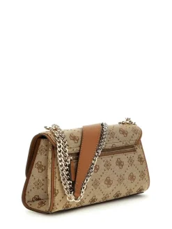 Guess Laukut Ja Kassit*laukku Ltl Neda Convertible Xbody Flap Ltl Latte logo