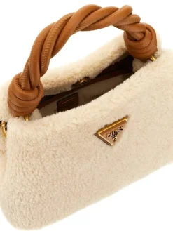 Guess Laukut Ja Kassit*laukku Ntc Shada Top Handle Crossbody Ntc Natural / cognac